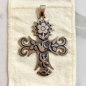 James Avery Retired XL La Primavera Cross